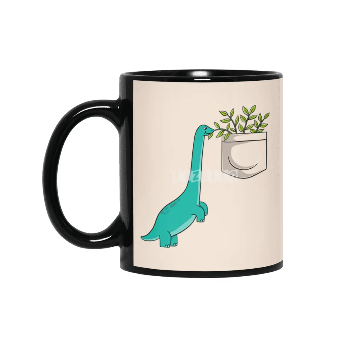 Dinosaur plants in pocket Siyah Kupa