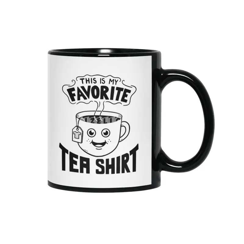 Favorite tea shirt Siyah Kupa