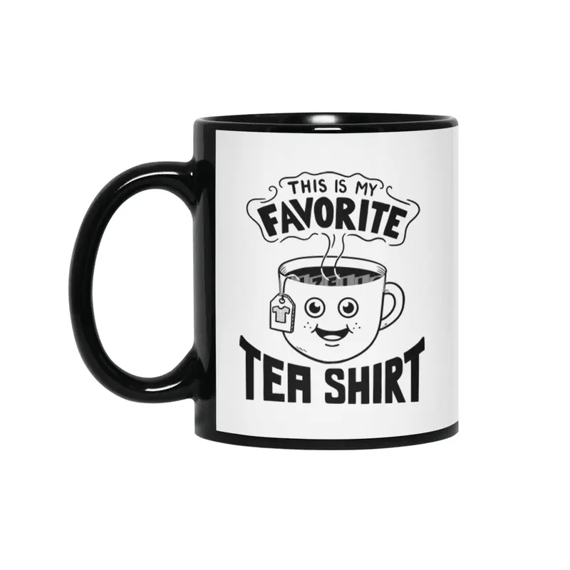 Favorite tea shirt Siyah Kupa