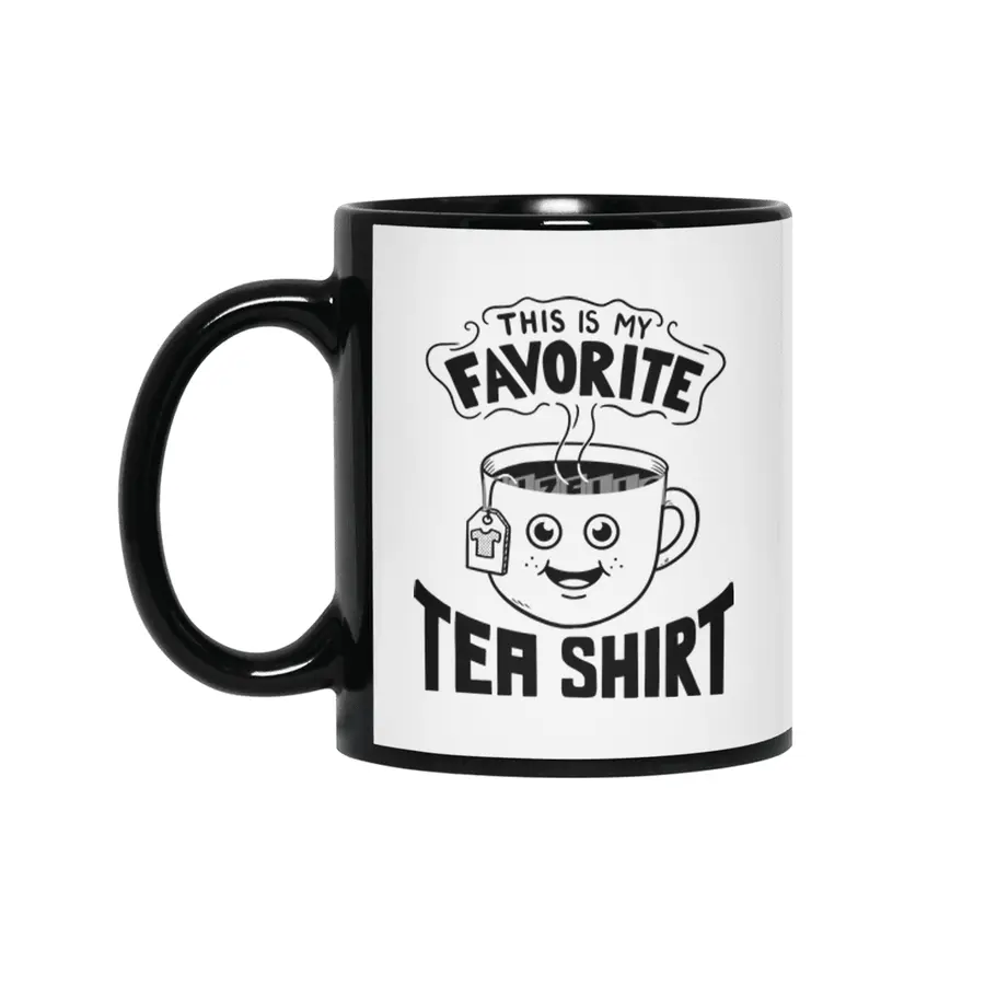 Favorite tea shirt Siyah Kupa