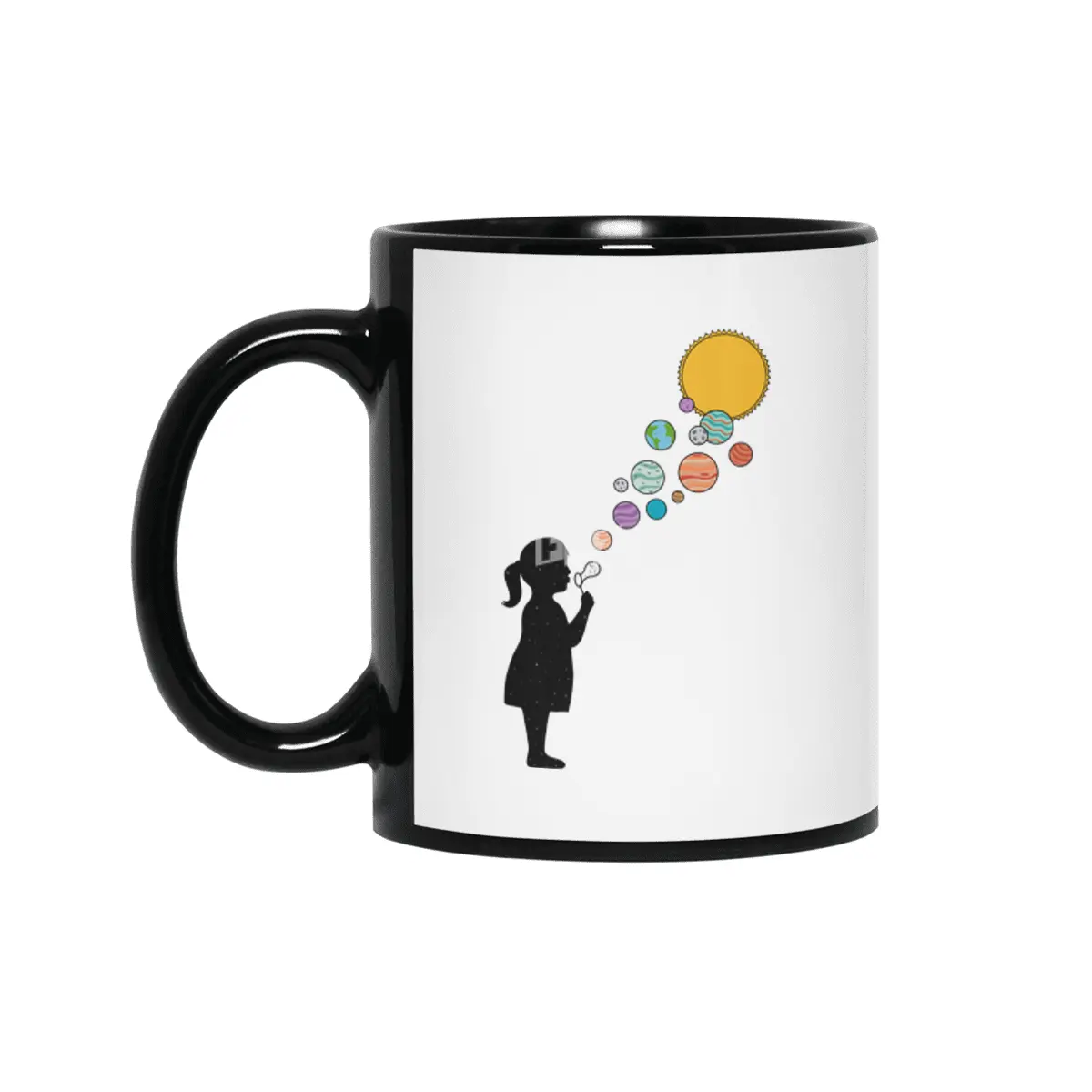 Girl space Siyah Kupa