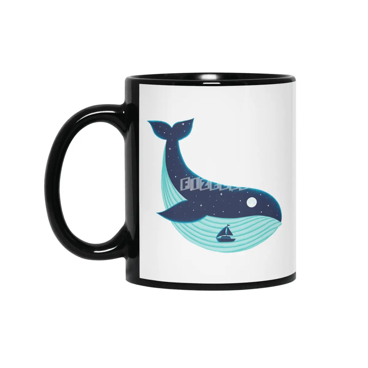 Nature Whale Siyah Kupa