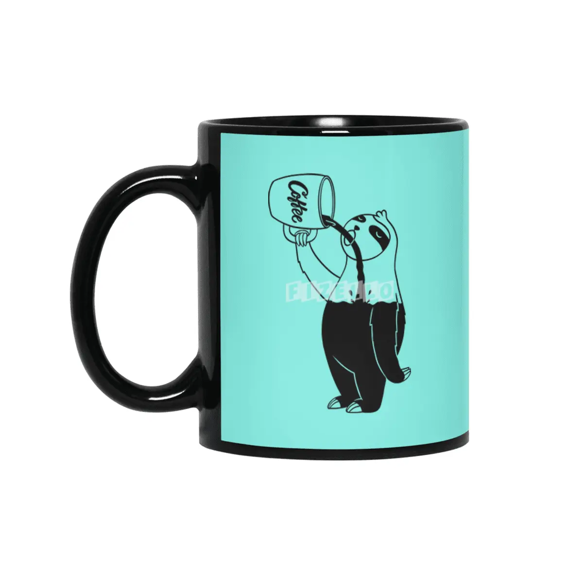 Sloth Coffee Siyah Kupa