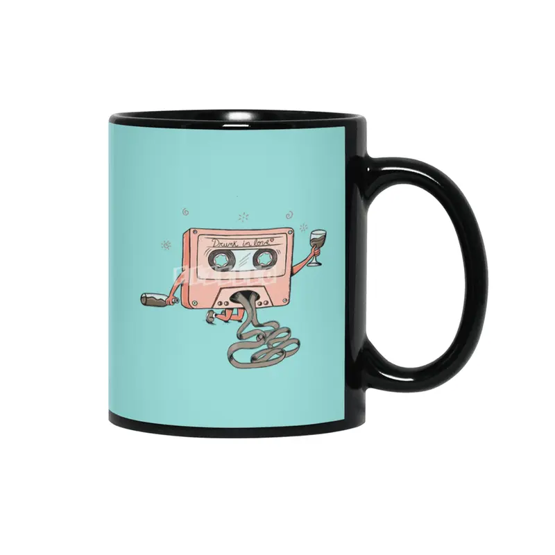 Vomit Cassette tape Siyah Kupa