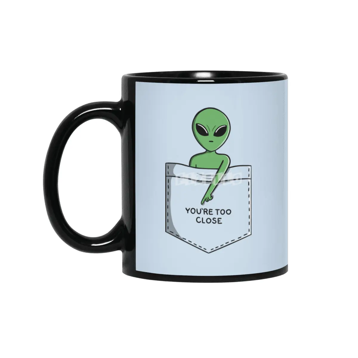 Alien pocket too close Siyah Kupa