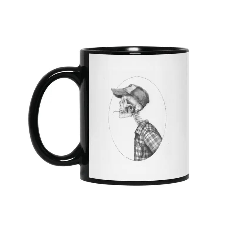 Skeleton Siyah Kupa