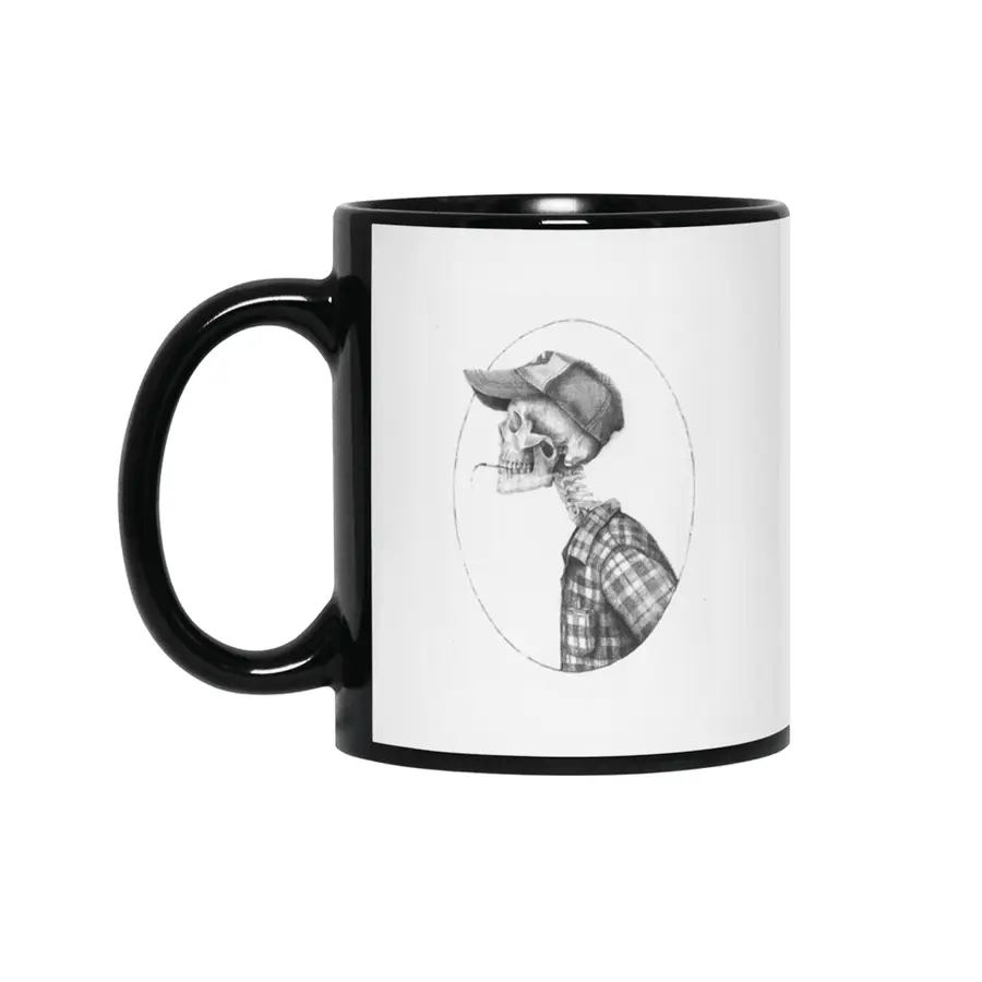 Skeleton Siyah Kupa