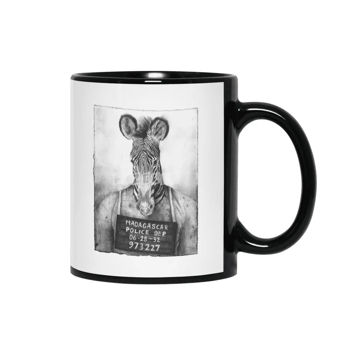 Mugshot Siyah Kupa