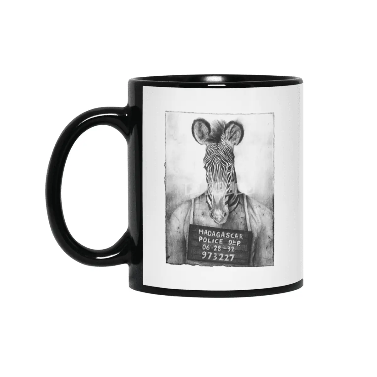 Mugshot Siyah Kupa