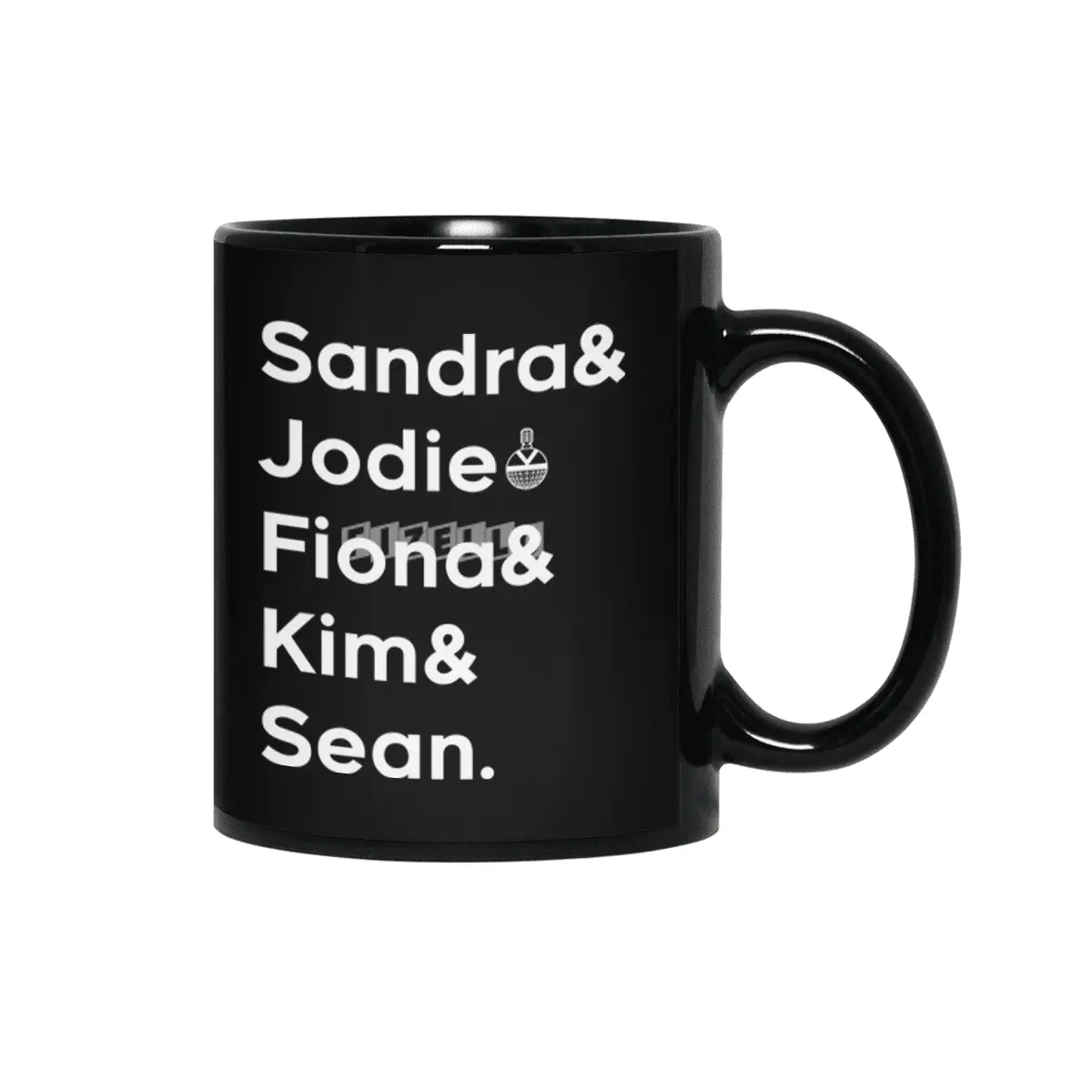Closeted Psycho Fan Siyah Kupa