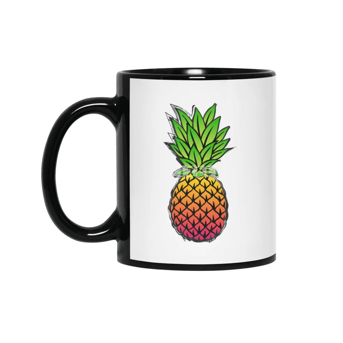 Tropic Pineapple Siyah Kupa