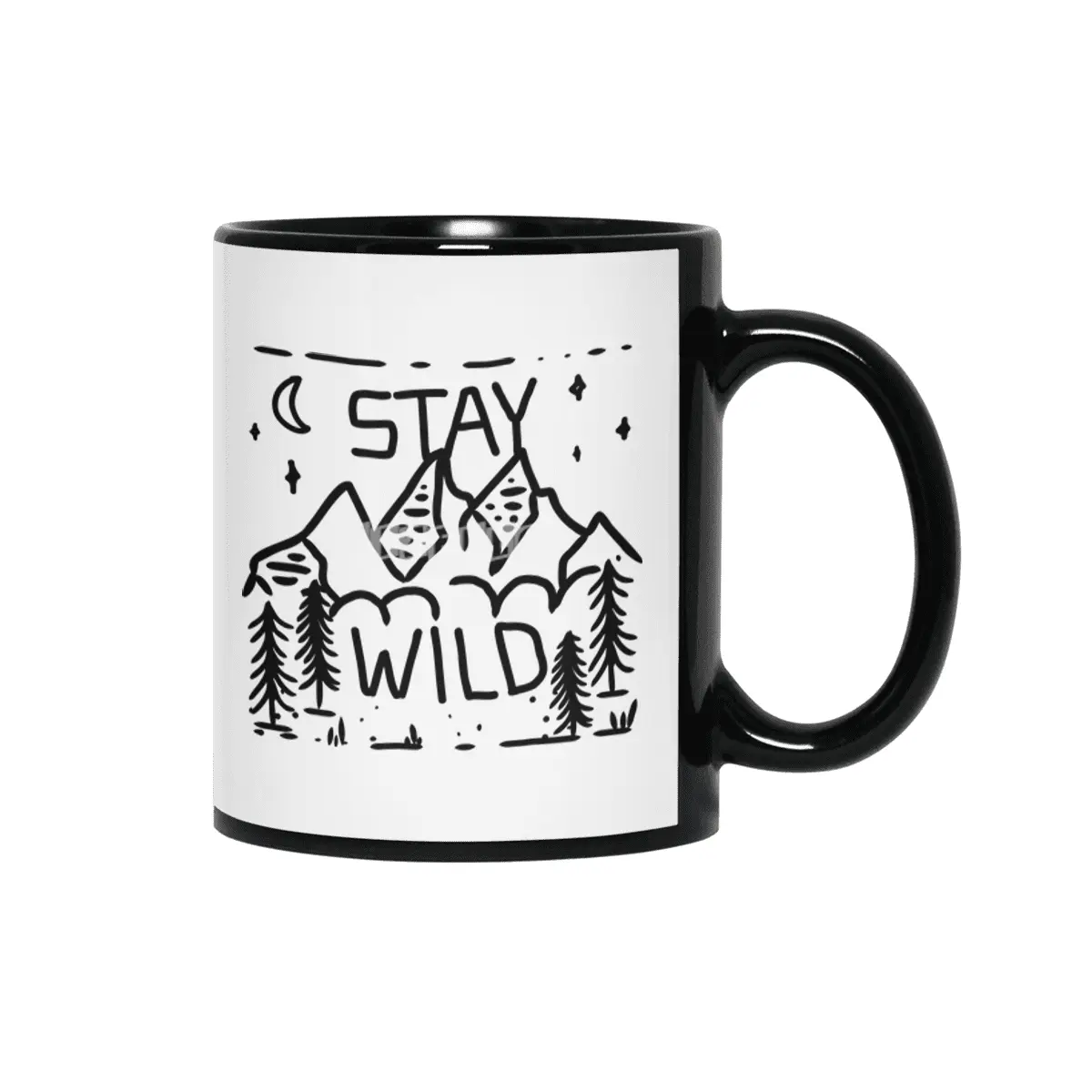 Stay Wild (black edition) Siyah Kupa