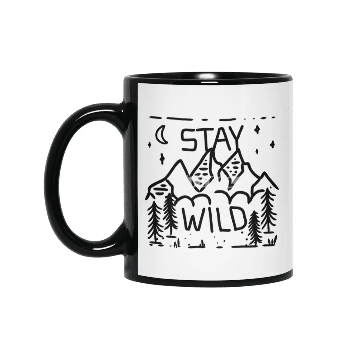 Stay Wild (black edition) Siyah Kupa