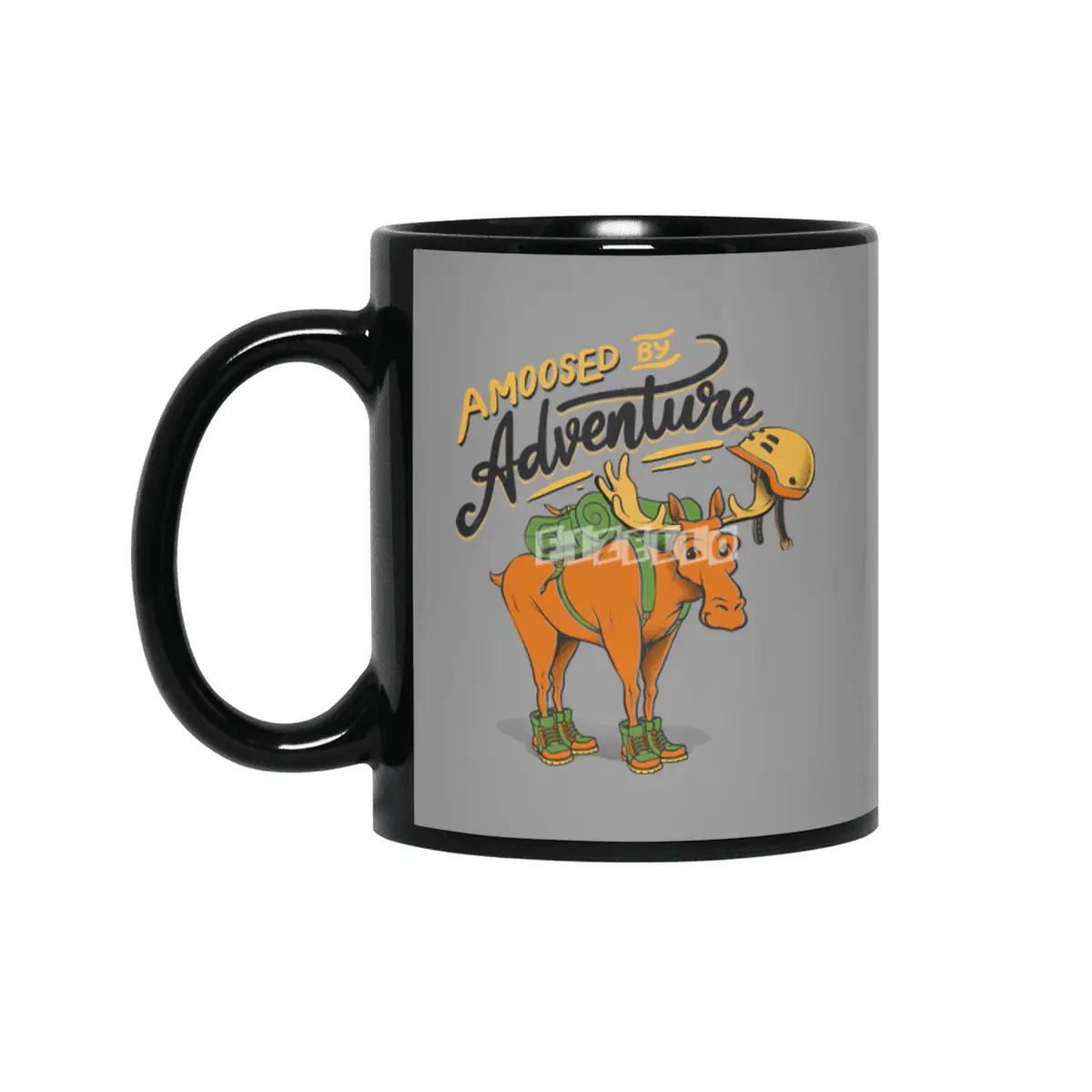 Amoosed by Adventure Siyah Kupa