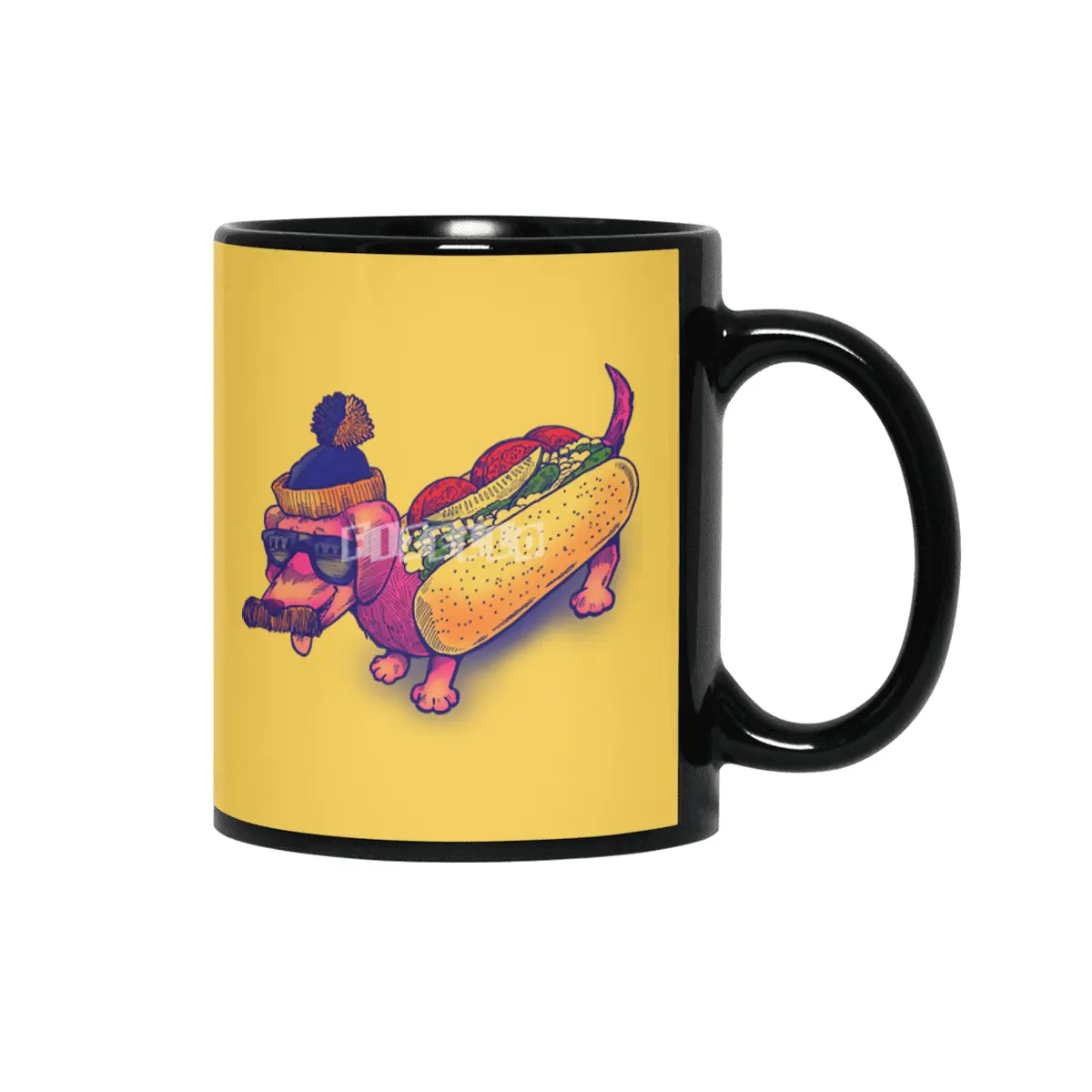 Da Chicago Dog Siyah Kupa