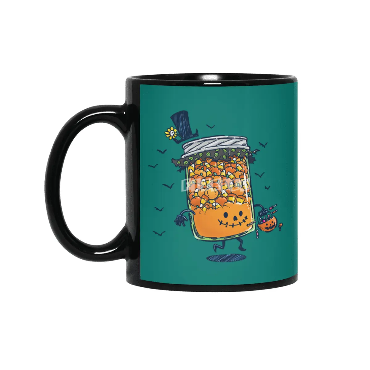 Halloween Jam Siyah Kupa