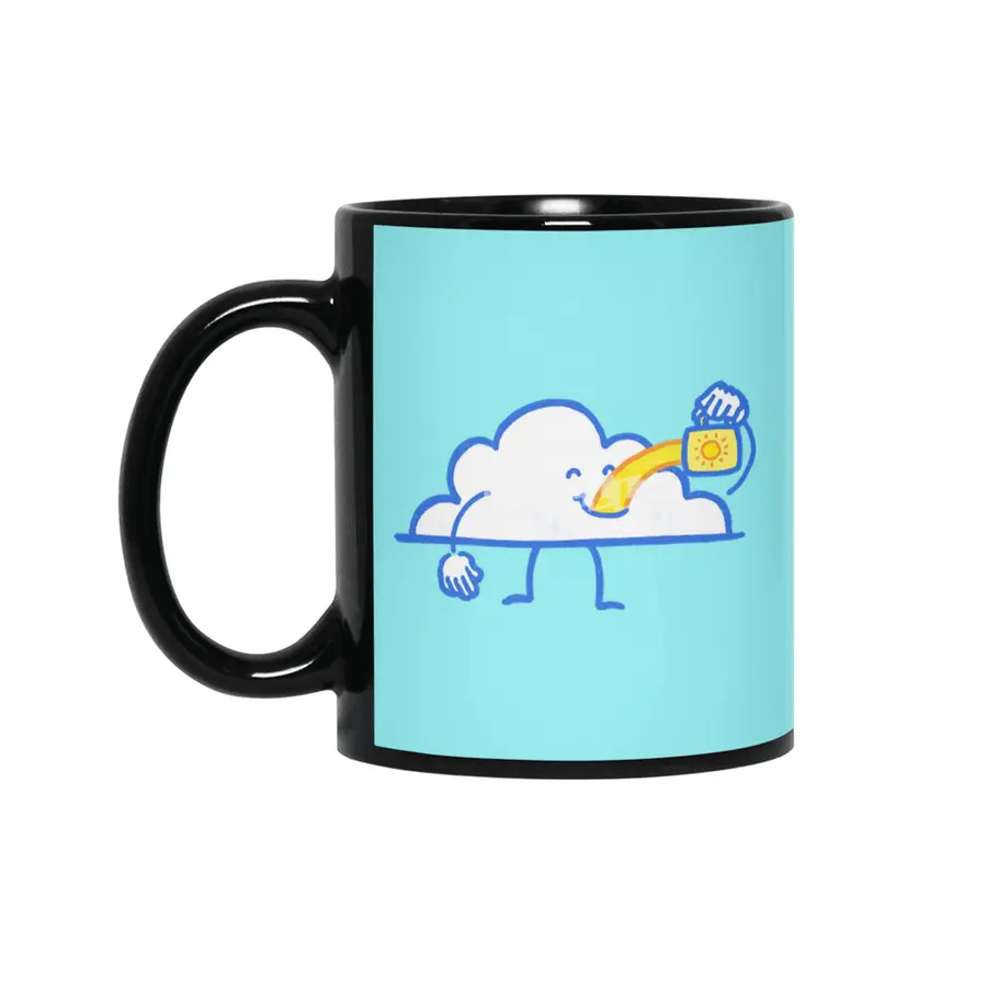 The Coffee Cloud Siyah Kupa