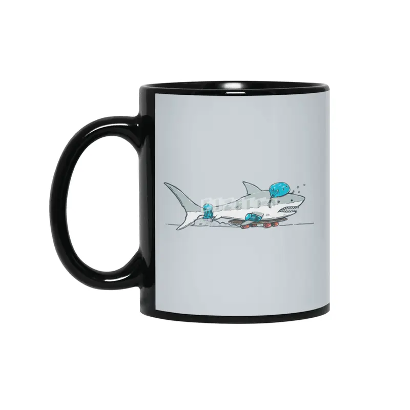 The Shark Skater Siyah Kupa