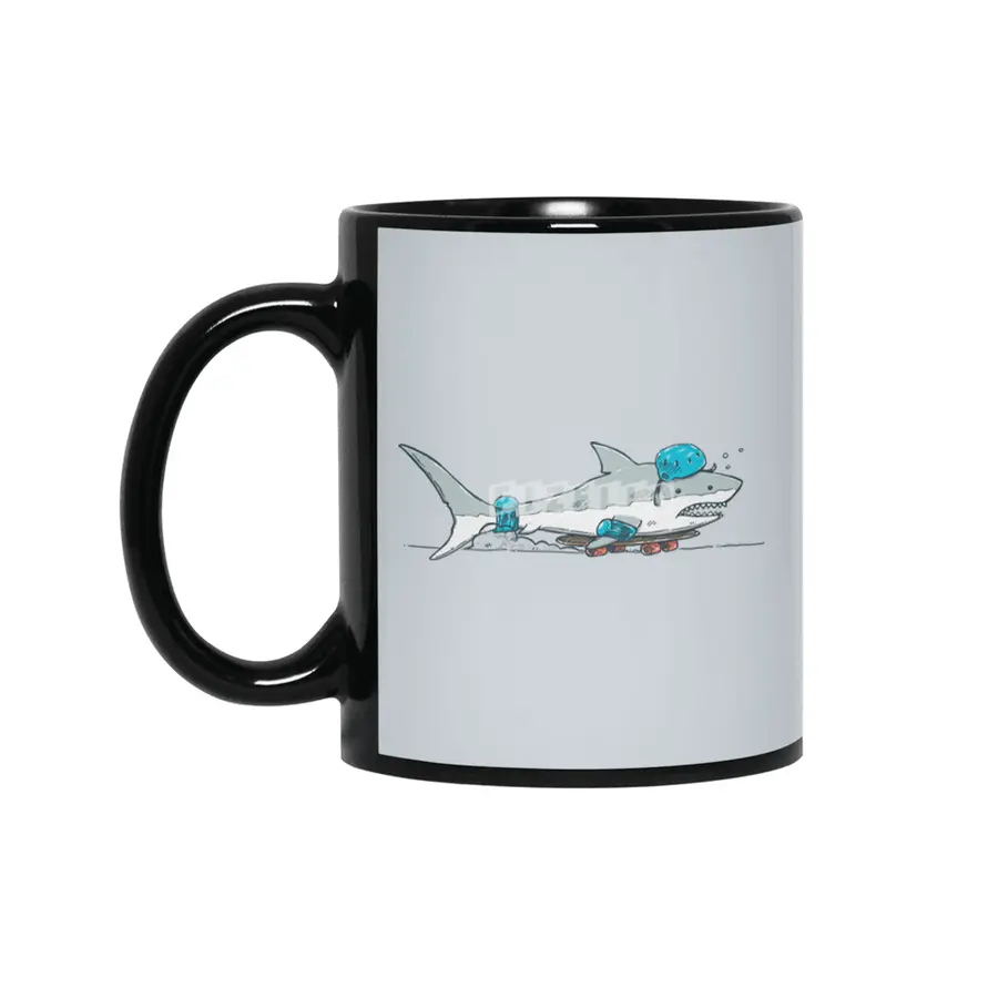 The Shark Skater Siyah Kupa