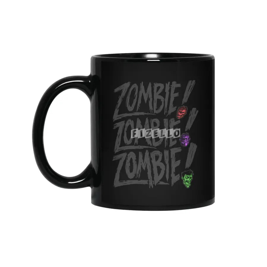 Zombie Zombie Zombie Siyah Kupa