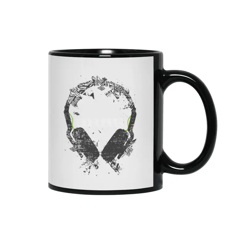 Art Headphones Siyah Kupa