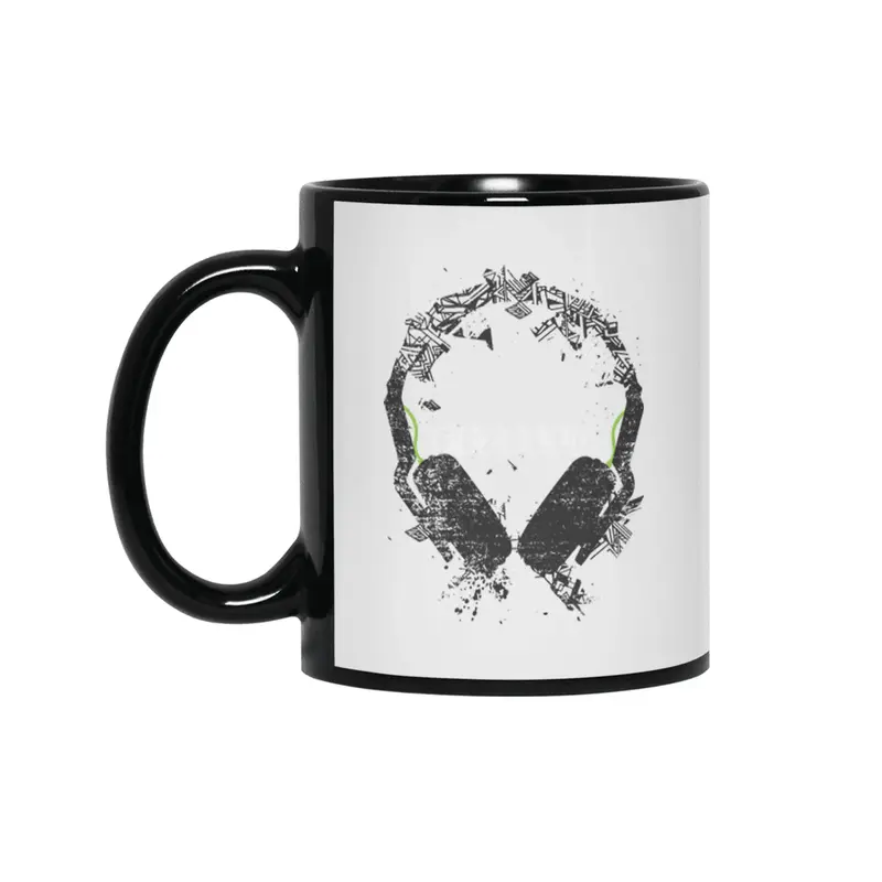Art Headphones Siyah Kupa