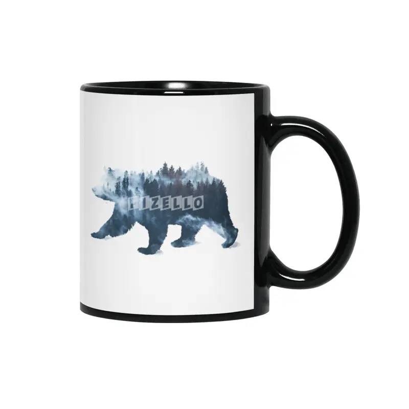 Nature Bear Siyah Kupa