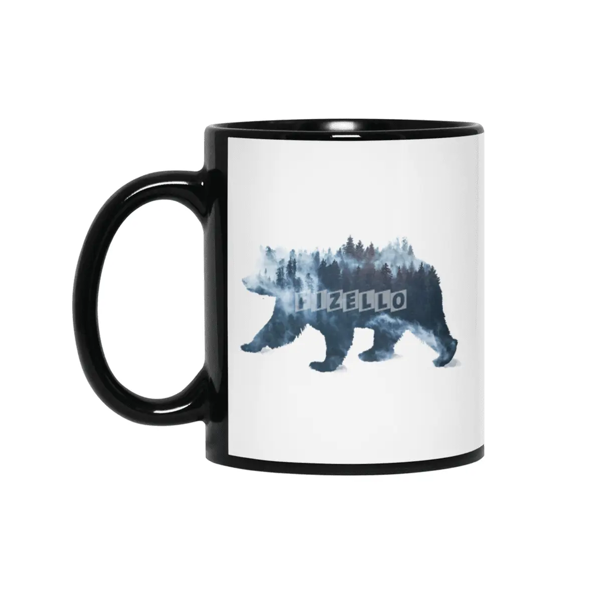 Nature Bear Siyah Kupa