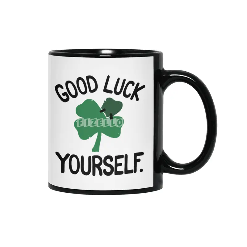 GOOD LUCK YOURSELF Siyah Kupa