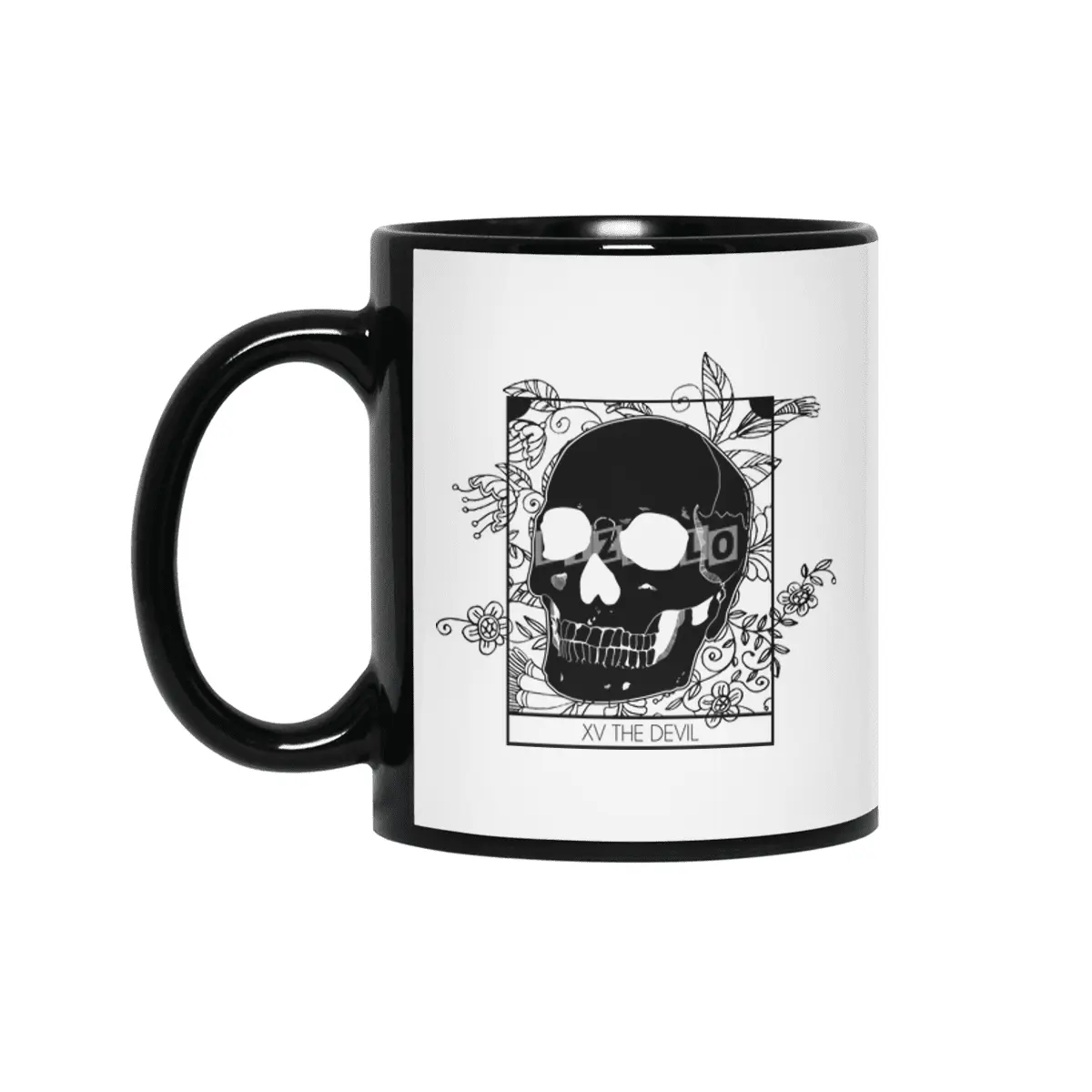 Tarot Death Wicca Skull Witch Magicka Siyah Kupa