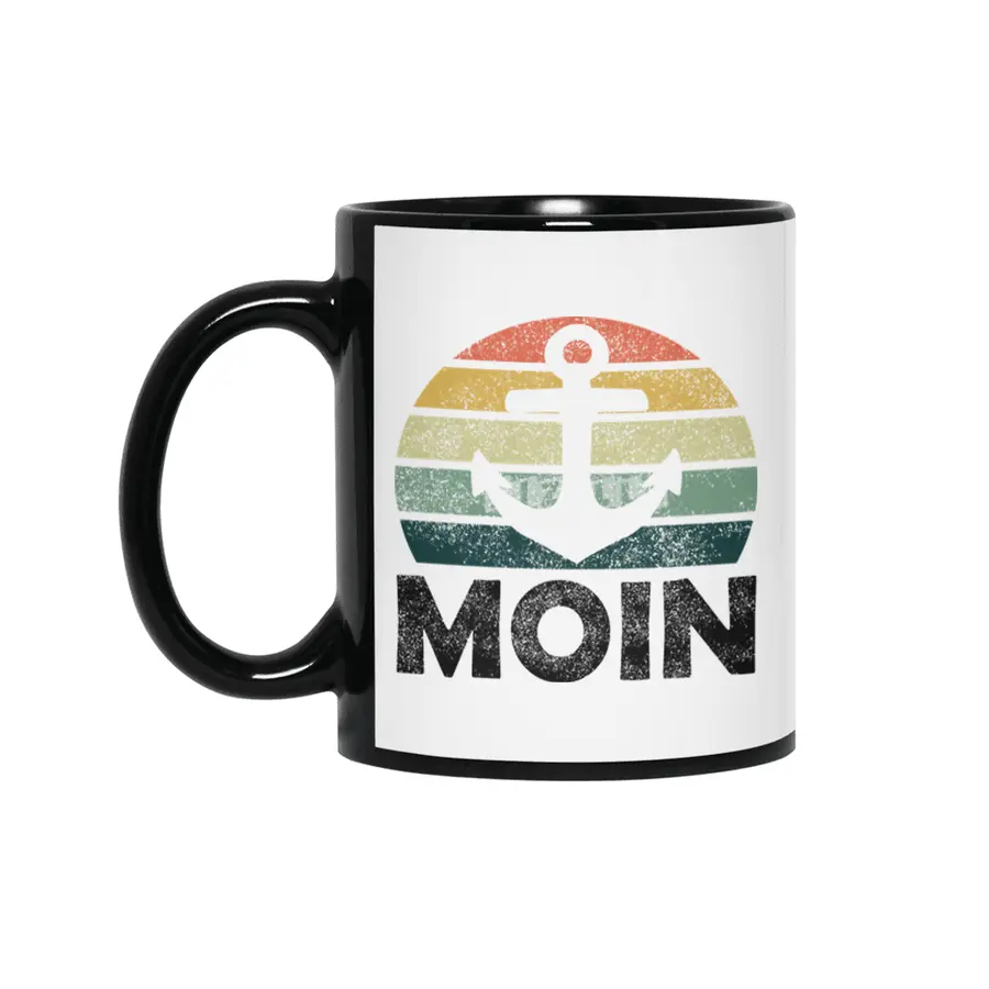 Anker Moin North Germany North Vintage Siyah Kupa