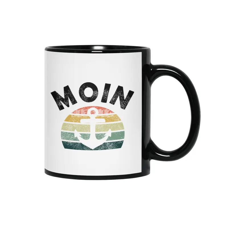 Anker Moin North Germany North Vintage Siyah Kupa