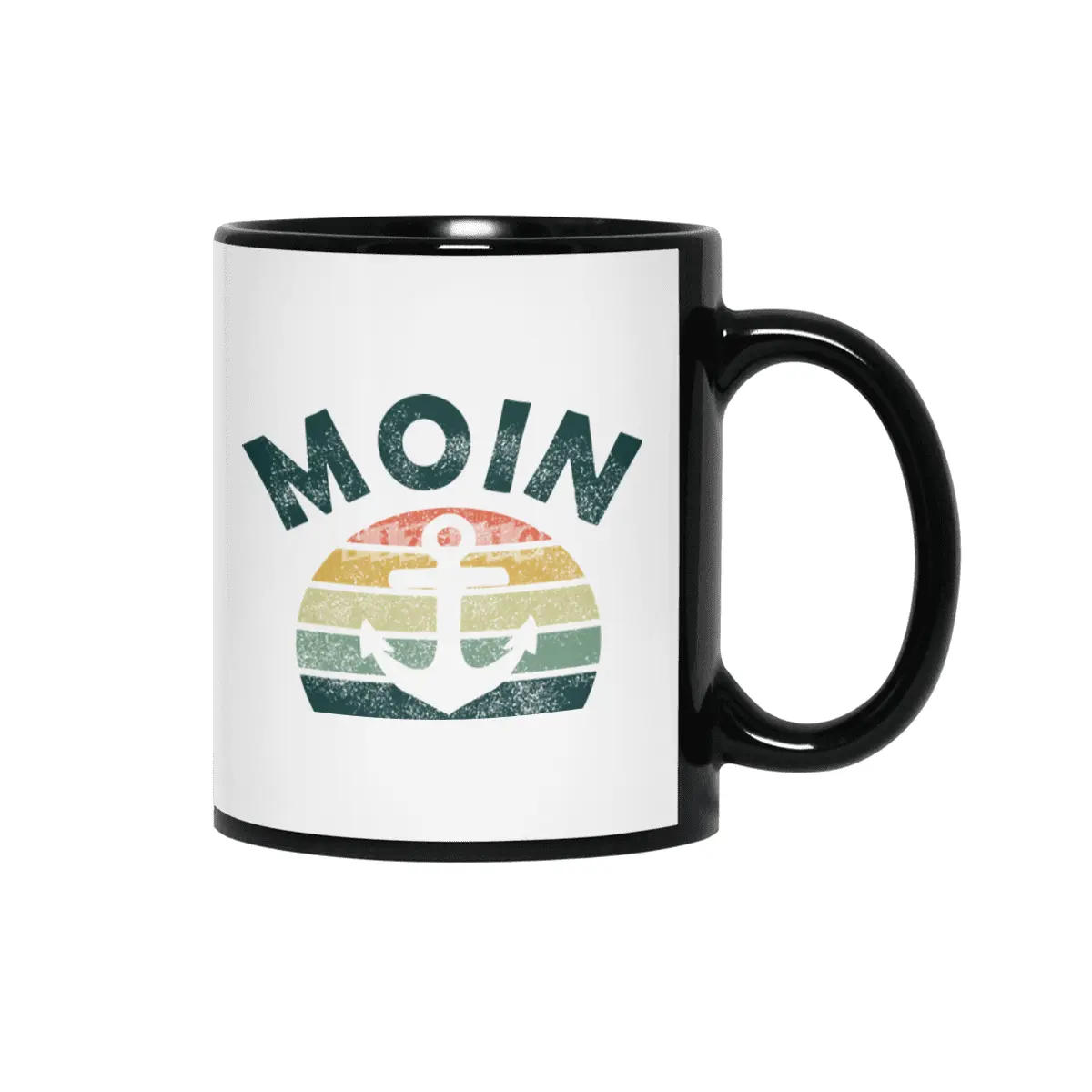 Anker Moin North Germany North Vintage Siyah Kupa