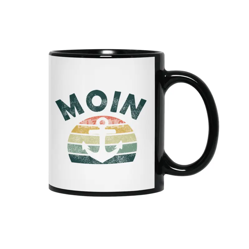 Anker Moin North Germany North Vintage Siyah Kupa
