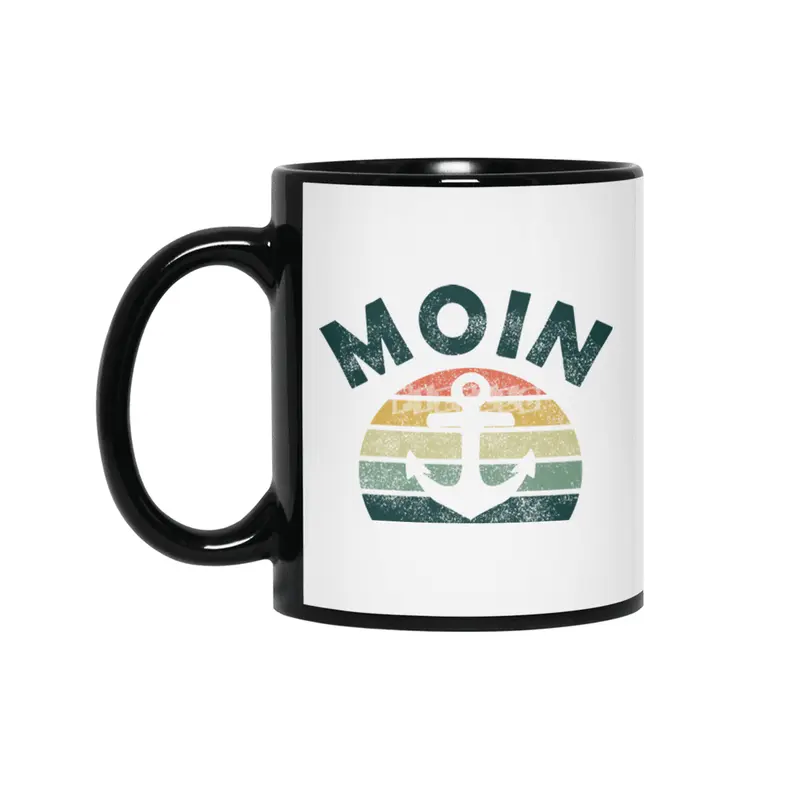 Anker Moin North Germany North Vintage Siyah Kupa