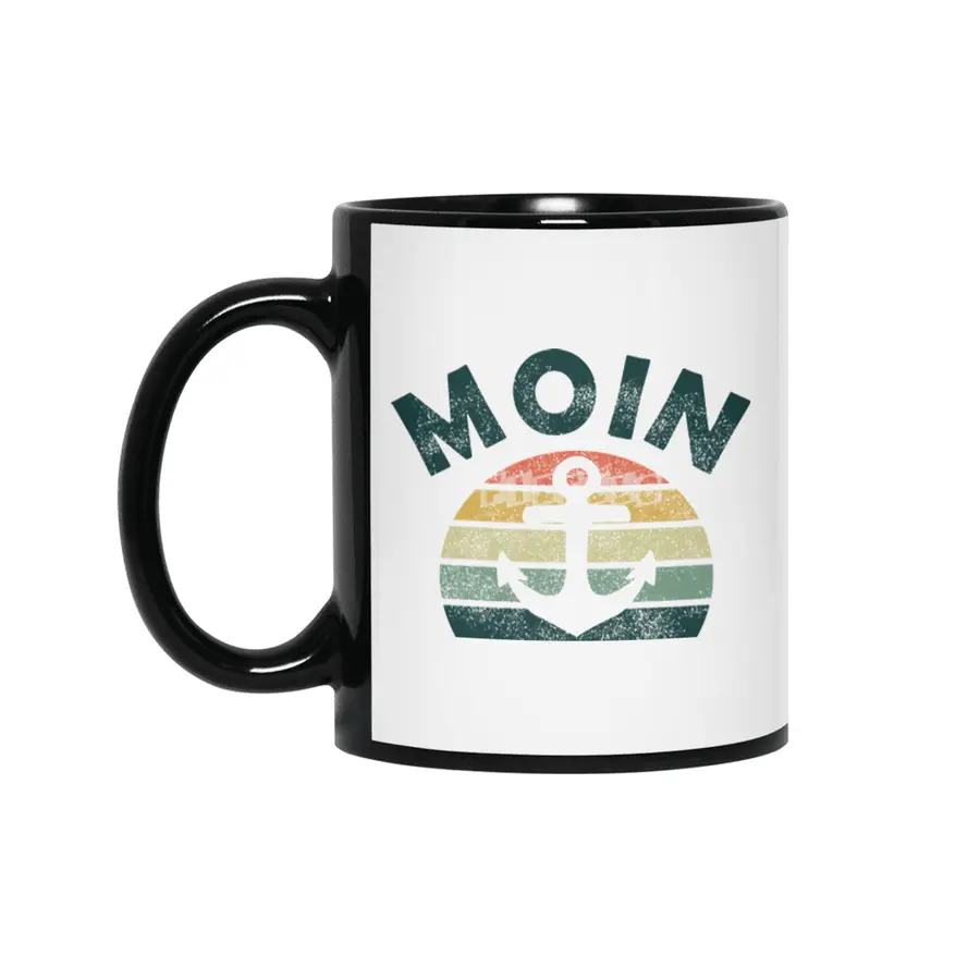 Anker Moin North Germany North Vintage Siyah Kupa