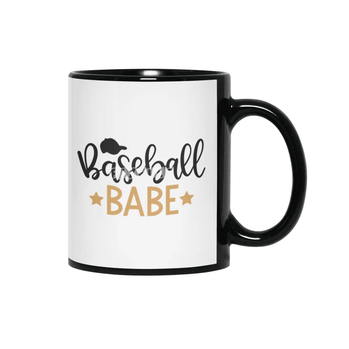 Baseball Babe Siyah Kupa