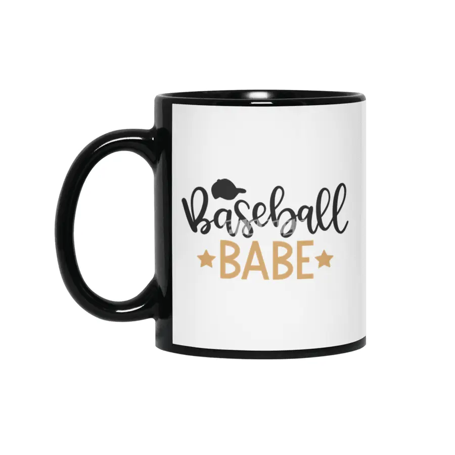 Baseball Babe Siyah Kupa