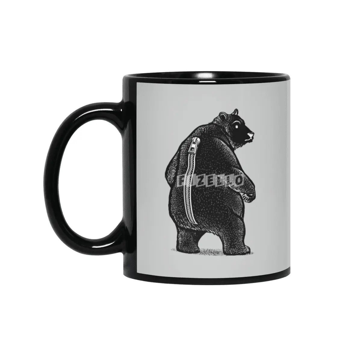 Zipper Bear Disguise Siyah Kupa