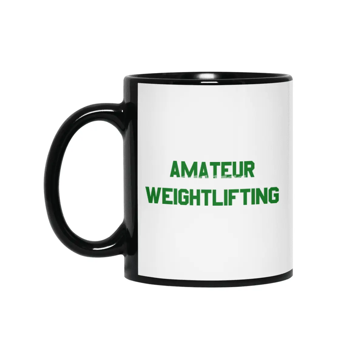 Amateur Weightlifting Siyah Kupa