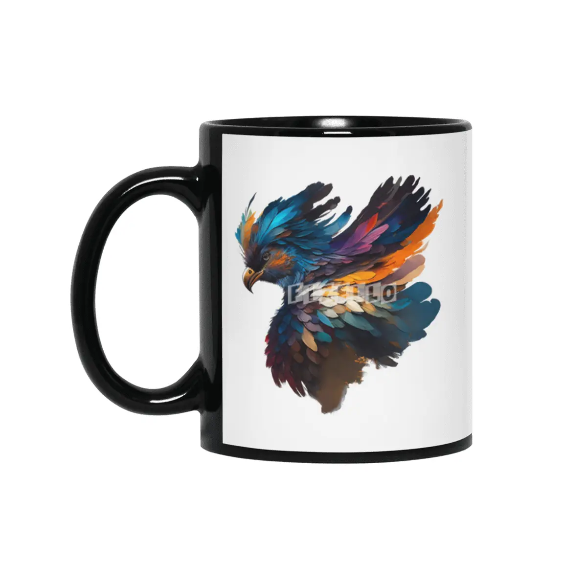 colorful bird Siyah Kupa