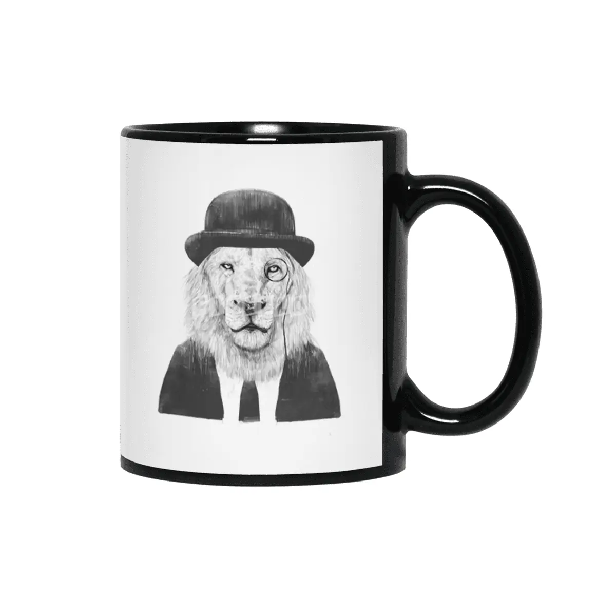 Sir lion Siyah Kupa
