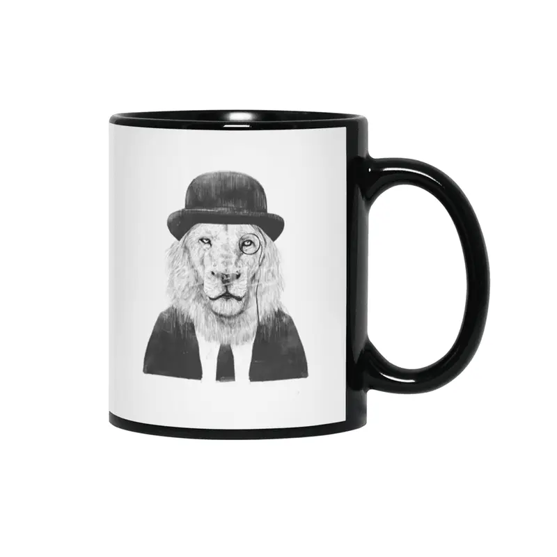 Sir lion Siyah Kupa