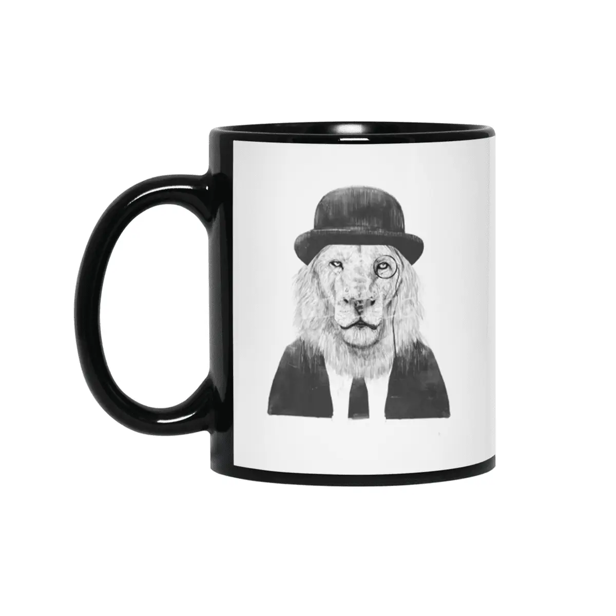 Sir lion Siyah Kupa