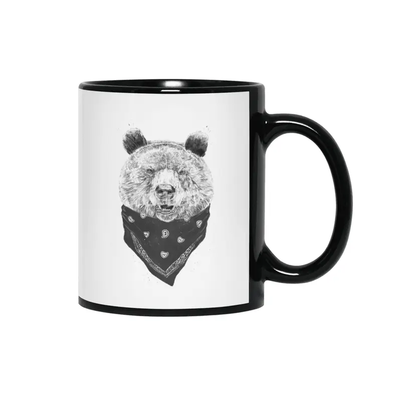 Wild bear Siyah Kupa