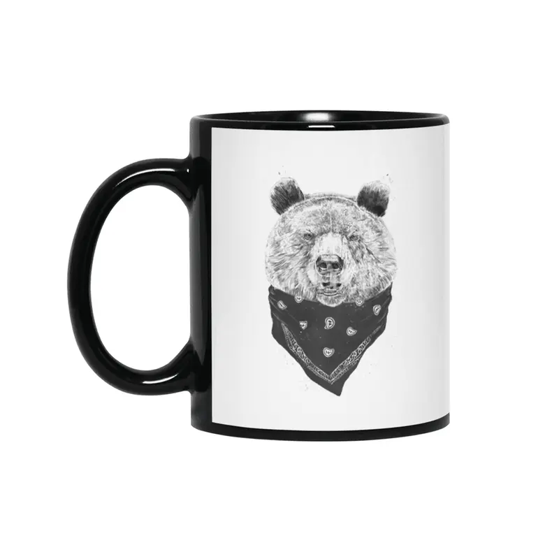 Wild bear Siyah Kupa