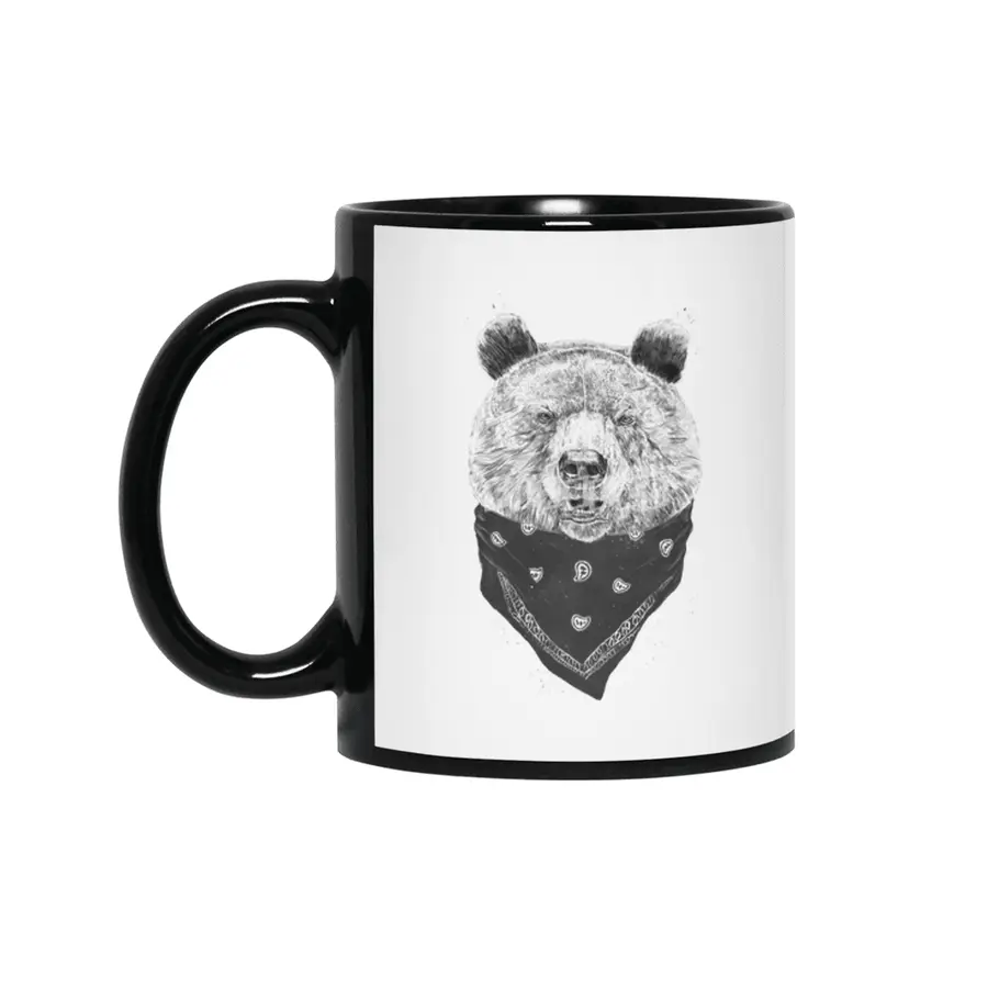 Wild bear Siyah Kupa