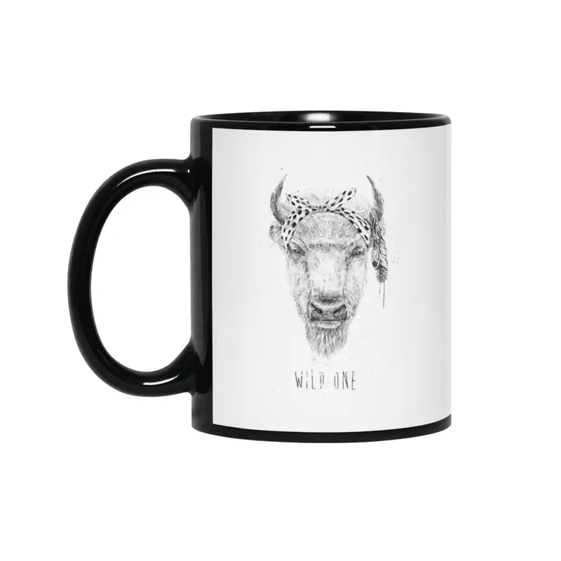 Wild one Siyah Kupa