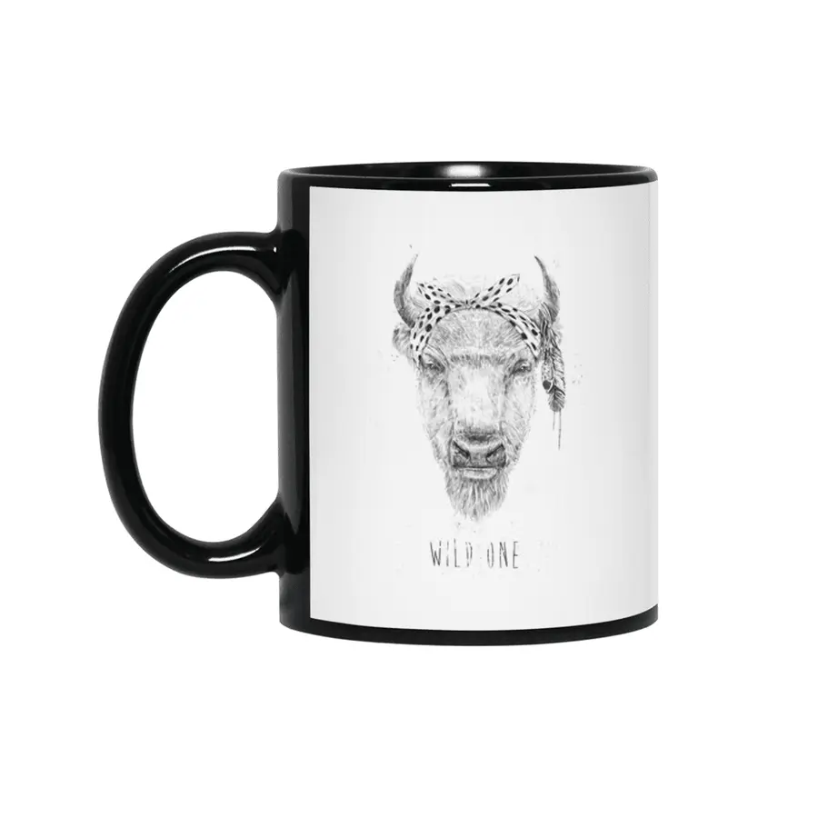 Wild one Siyah Kupa