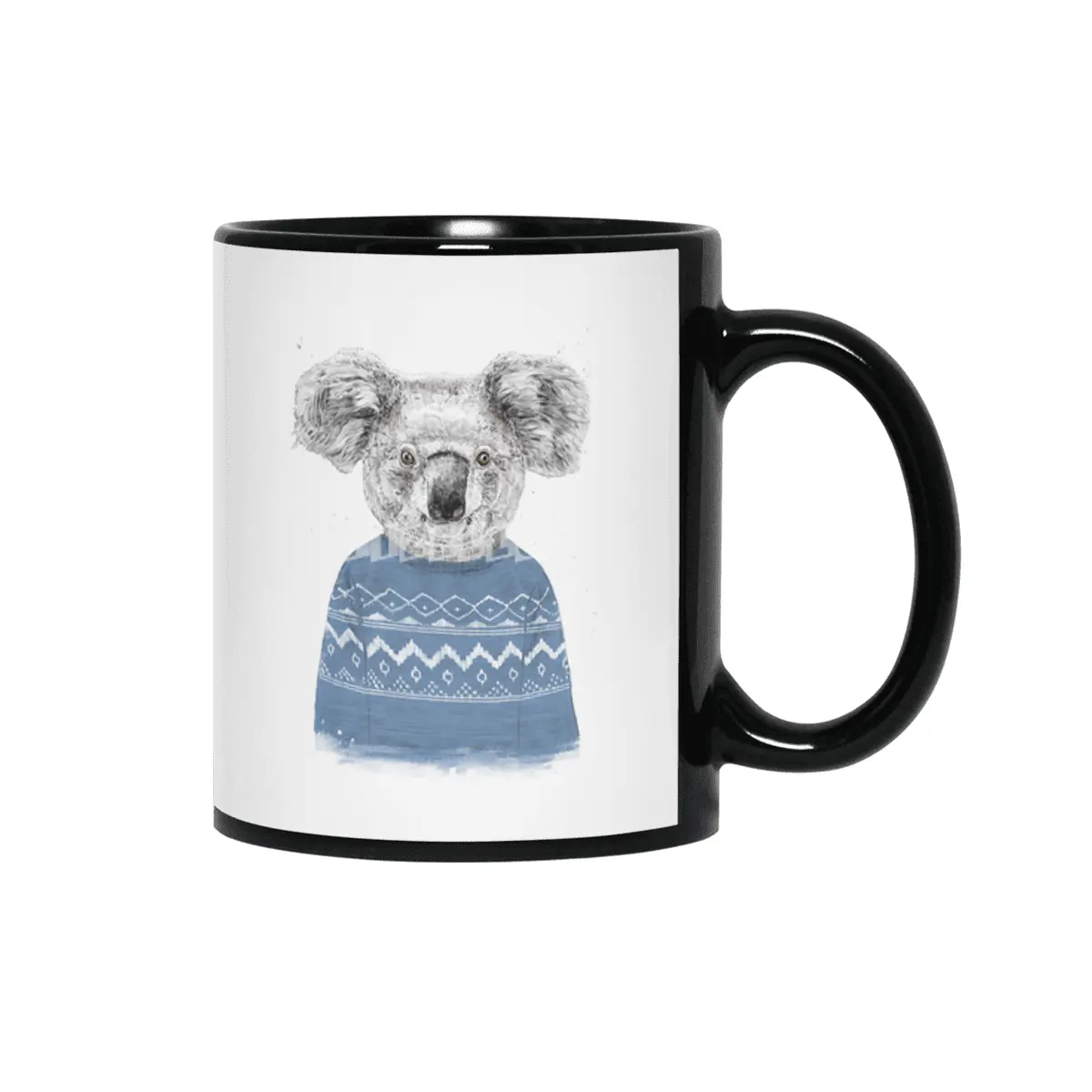 Winter koala Siyah Kupa